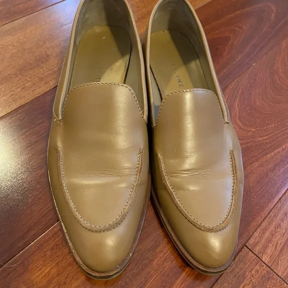 Everlane Women’s The Modern Loafers - Tan Leather Pointed Toe - Picture 3 of 6